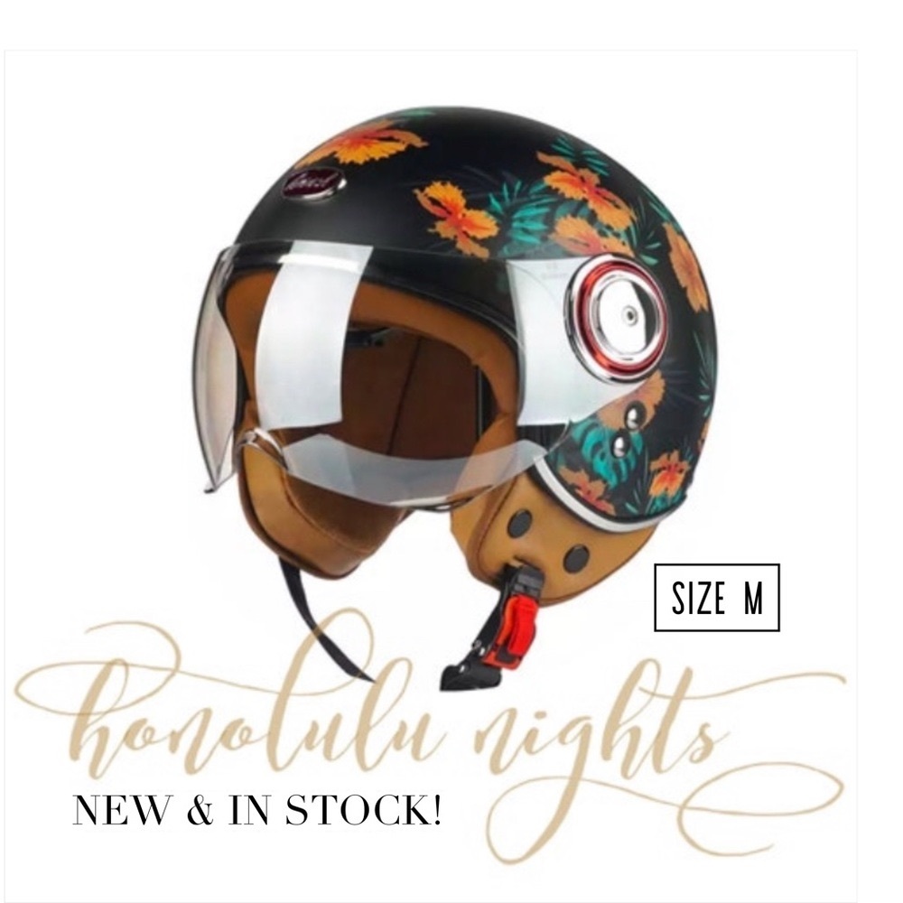 Sold Out Vespa Motorcycle Motorsport Riding Helmet + option Bubble Shield - Picture 4 of 16